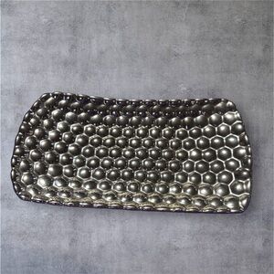 Large Textured Ceramic Tray Dish 14.5 x 8 inches